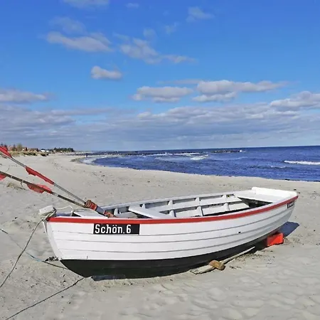 Steuerboard Mit Eingez Terrasse Direkt Am Hundestrand Lägenhet